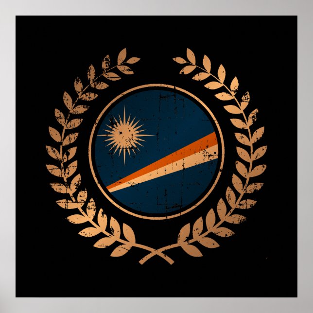 Poster Îles Marshall (Devant)