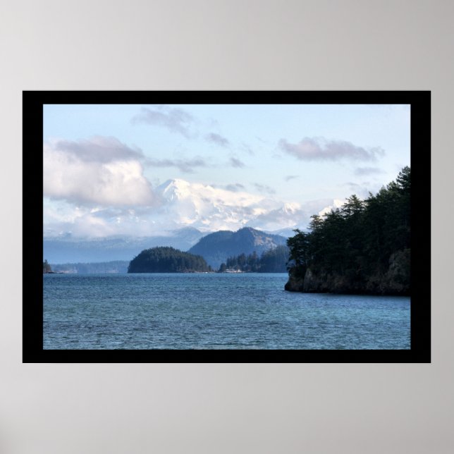 Poster Îles San Juan - Pacifique Nord-Ouest (Devant)