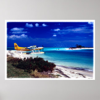 Poster Îles Tortuga sèches - Entre Key West et Cuba