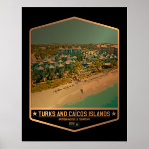 Poster Îles Turques et Caïques
