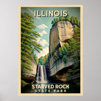 Poster Illinois Starved Rock State Park V02