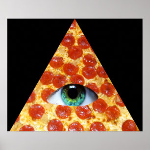 Poster Illuminati Pizza