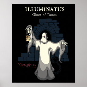 Poster ILLUMINATUS, fantôme d'un désastre. (série de mons