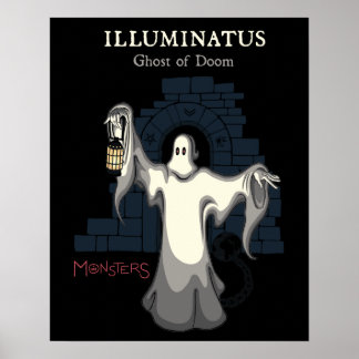 Poster ILLUMINATUS, fantôme d'un désastre. (série de mons