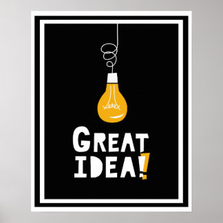 Poster Illuminer l'ingéniosité lumineuse d'une grande aff