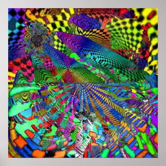 Poster Illusion à l'échelle temporelle 1