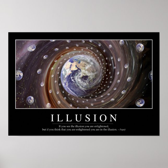 Poster Illusion : Citation Inspirationnelle (Devant)