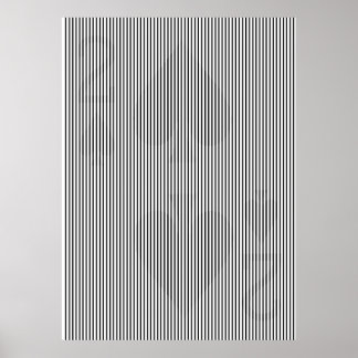 Poster Illusion des lignes (2 bandes)