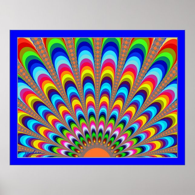 Poster Illusion du coucher de soleil (Devant)