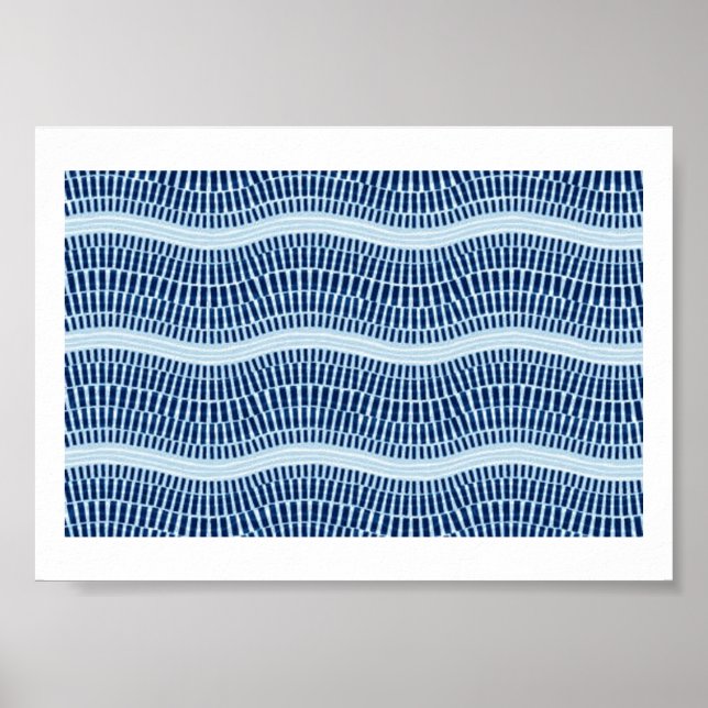 Poster Illusion optique de l'eau bleue Extraordinaire (Devant)