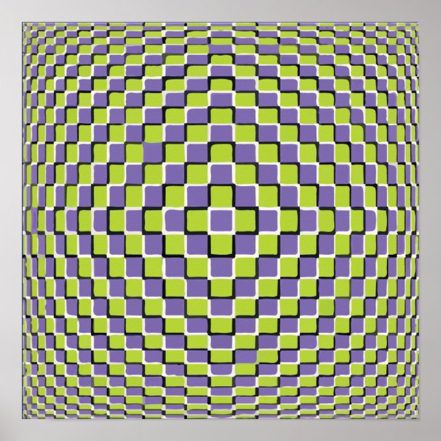 Poster Illusion optique folle - Cercle infini (Devant)