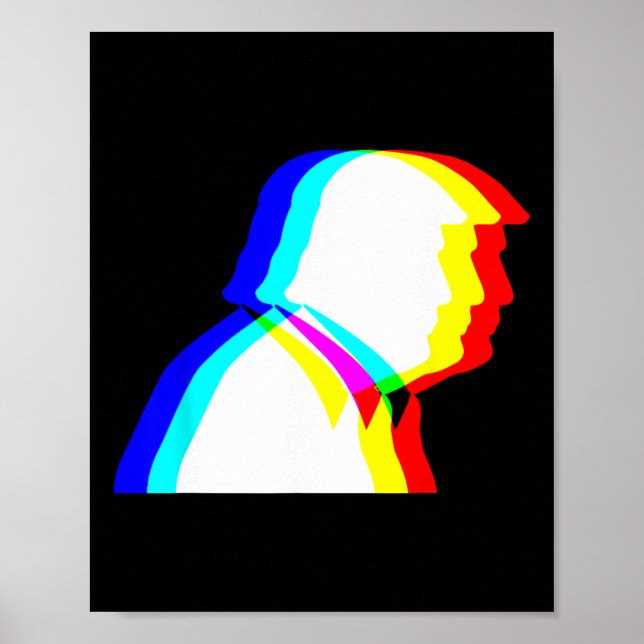 Poster Illusion optique Trump Edm  (Devant)