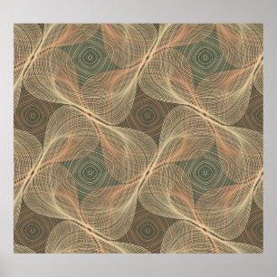 Poster Illusions optiques : Intrigue géométrique