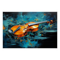 Illustration Abstraite du violon