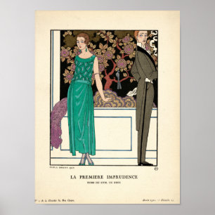 Poster Illustration Art Nouveau 1920 par George Barbier