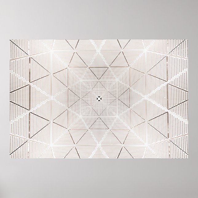 Poster Illustration blanche et noire (Devant)