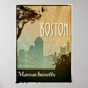 Poster Illustration d'affiche de ville de conception