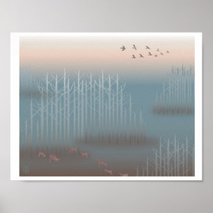 Poster Illustration "Dawn of Hope" Imprimer
