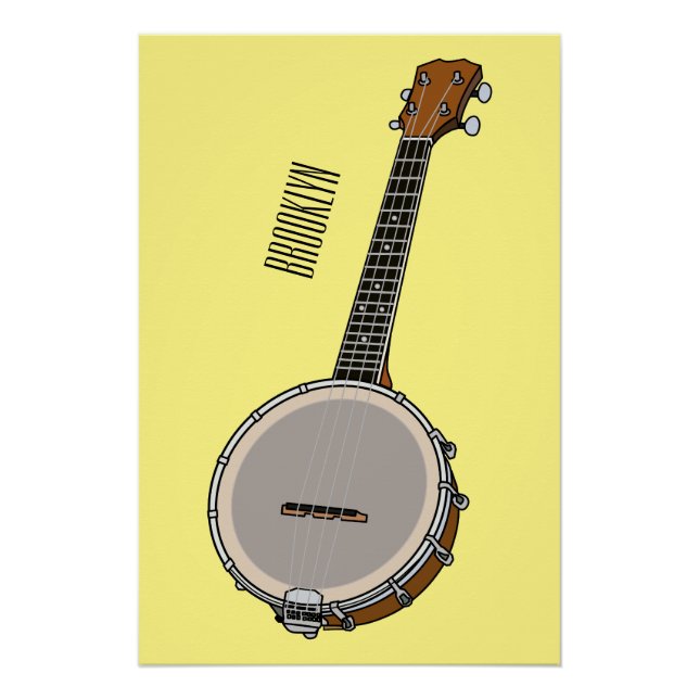 Poster Illustration de Banjo (Devant)