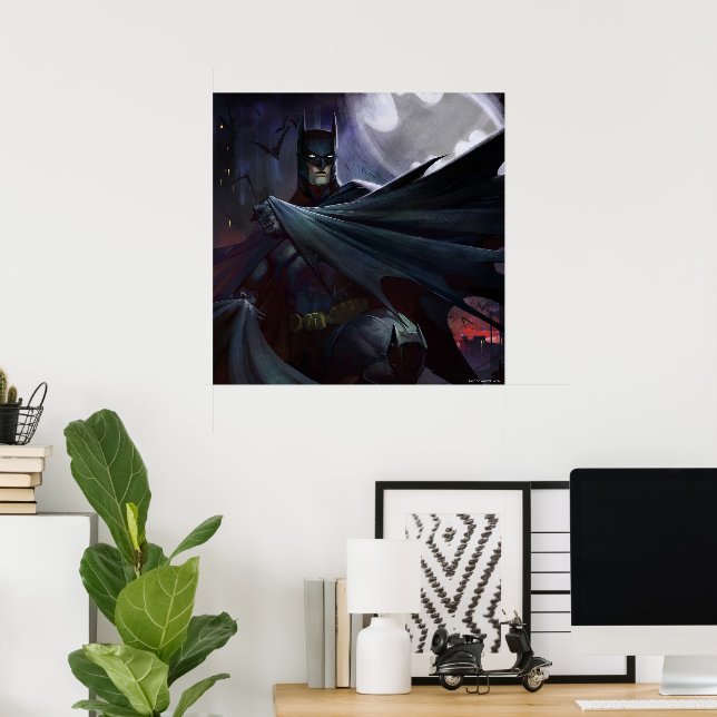 Poster Illustration de Batman sur la crise infinie (Bureau à domicile)