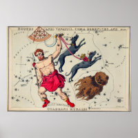 Illustration de constellation vintage