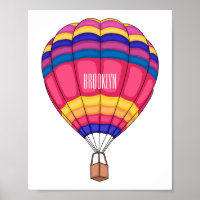 Illustration de la montgolfière