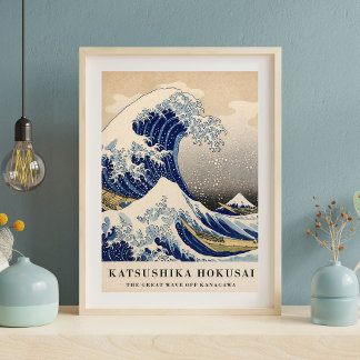 Poster Illustration de la Vague Japonaise | Œuvre d'art d