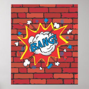 Poster Illustration de l'affiche Comic Book Bang