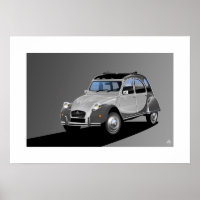 Illustration de l'affiche de Charleston Citroen 2C