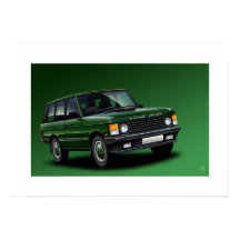 Illustration de l'affiche Range Rover Vogue