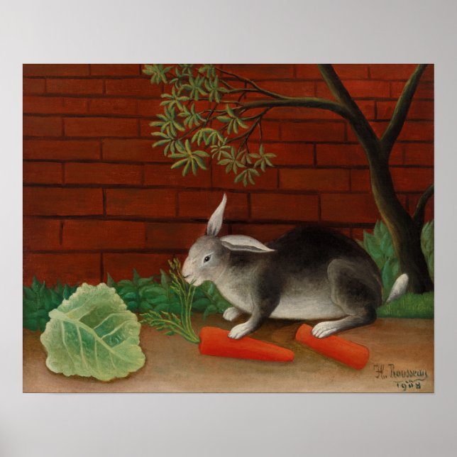 Poster Illustration de lapin (Devant)