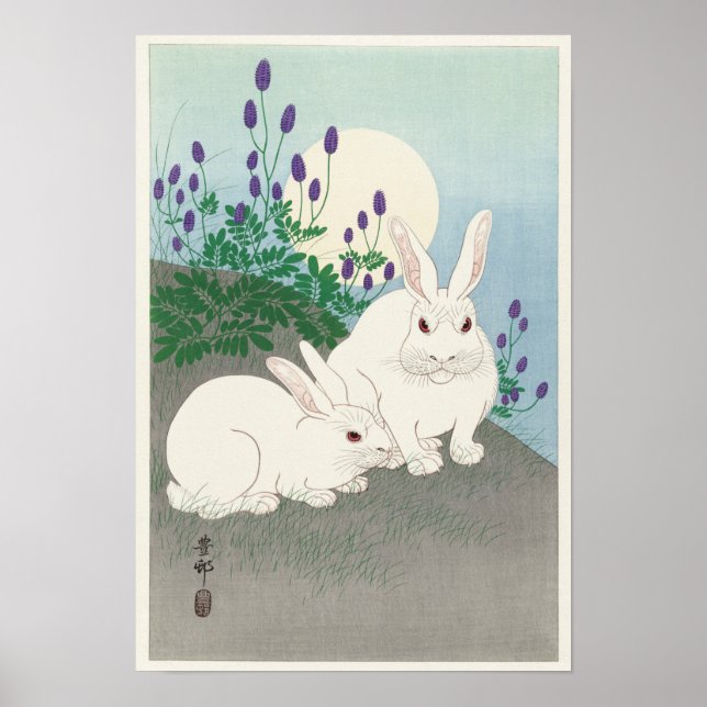 Poster Illustration de lapin (Devant)