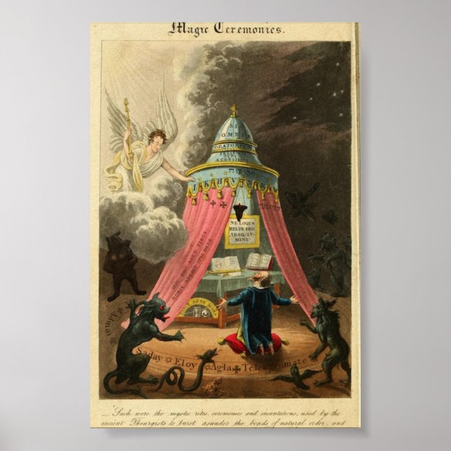 Poster Illustration de l'astronomie vintage (Devant)