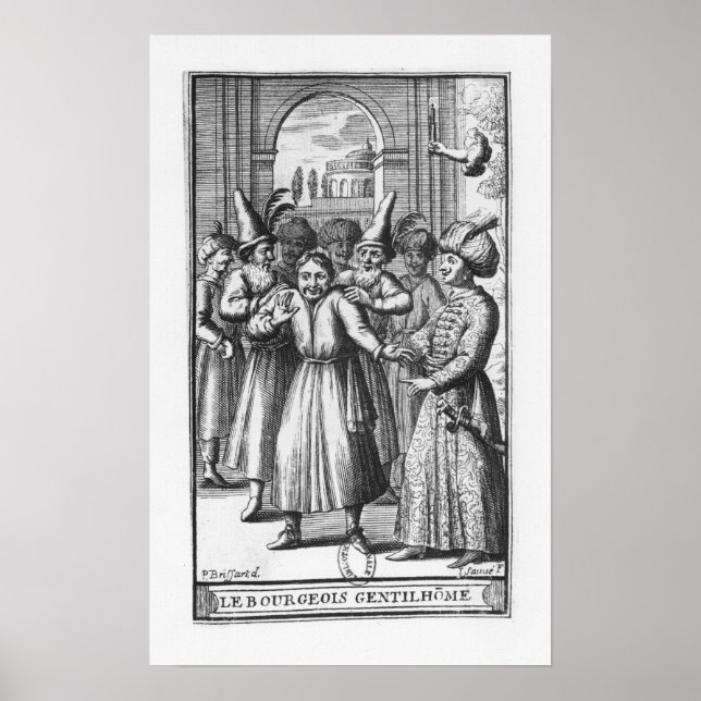 Poster Illustration de "Le Bourgeois Gentilhomme" (Devant)