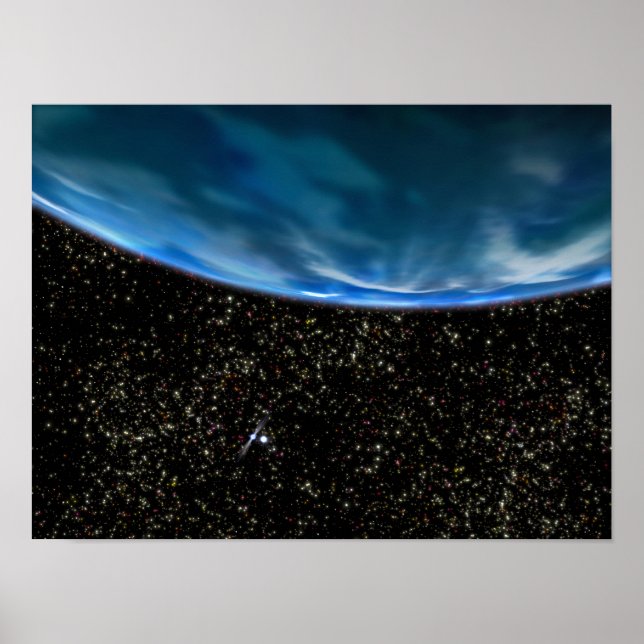 Poster Illustration de l'horizon terrestre (Devant)