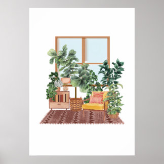 Poster Illustration de l'intérieur