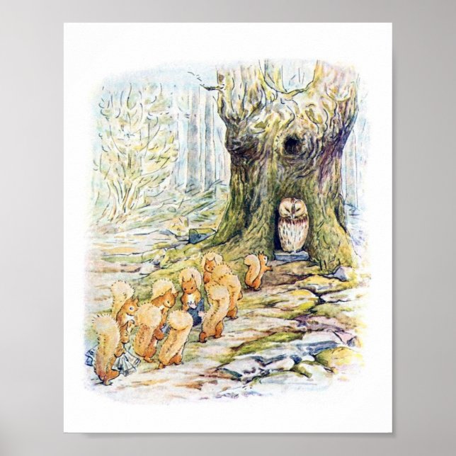 Poster Illustration de livre pour enfants Petits Critters (Devant)
