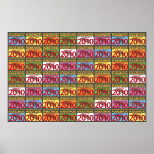 Poster Illustration de marathon de 2010 MDI