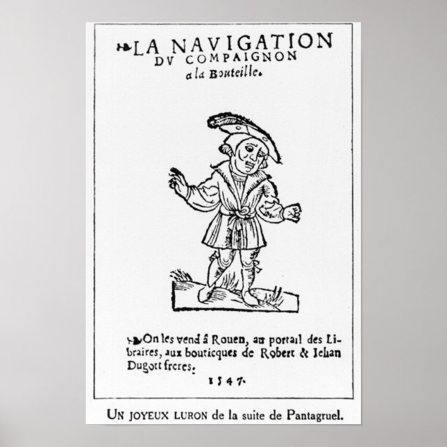 Poster Illustration de 'Pantagruel' (Devant)