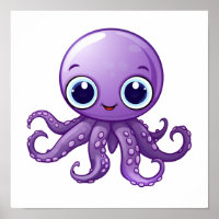 Illustration de poulpe de dessin