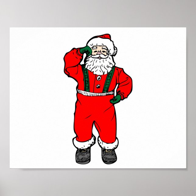 Poster Illustration de Santa Claus (Devant)