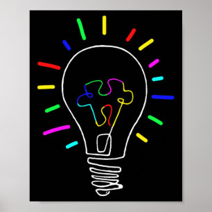 Poster Illustration De Sensibilisation sur l'autisme Uniq