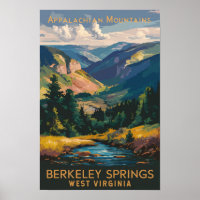 Illustration de voyage d'art vintage de Berkeley S