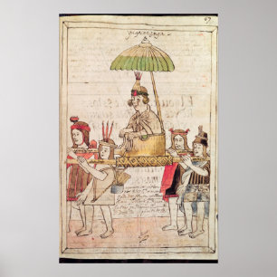 Poster Illustration d'Inca de Huascar