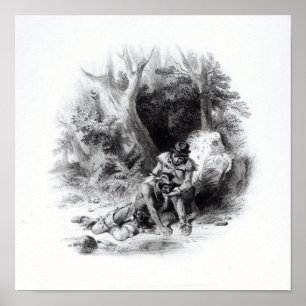 Poster Illustration 'du bout des Mohicans