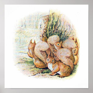 Poster Illustration du livre pour enfants