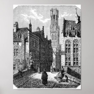 Poster Illustration du livre vintage