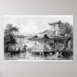 Poster Illustration du livre vintage