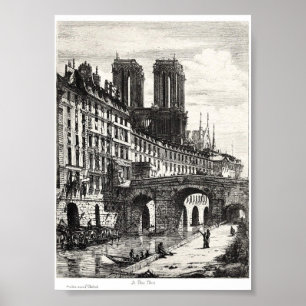 Poster Illustration du livre vintage