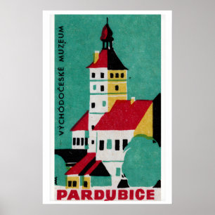 Poster Illustration d'un bâtiment historique